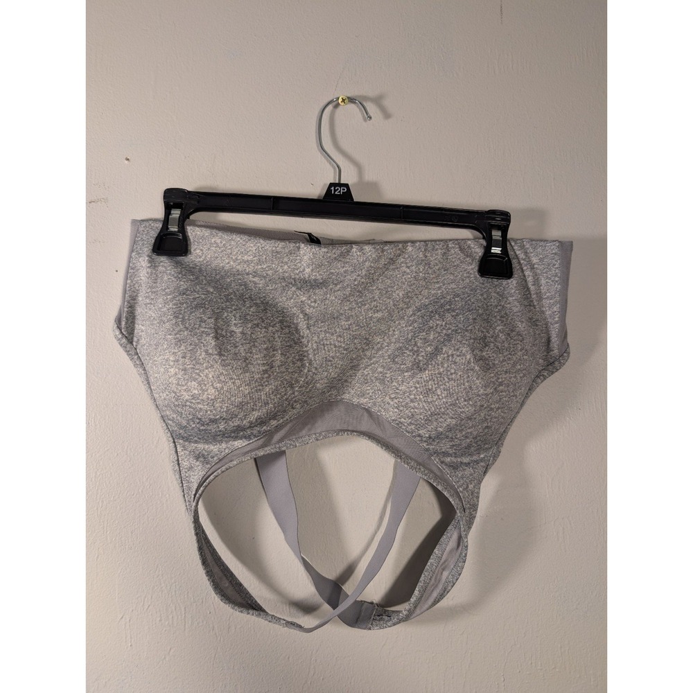 Pink active gray large sports bra Victoria's secret